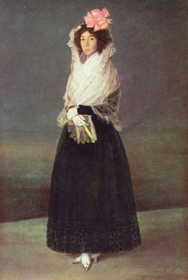 Francisco de Goya Portrat der Comtesse del Carpio oil painting image
